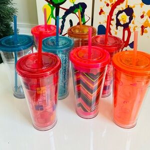 8 Cool Gear Drinking Cups with Straw